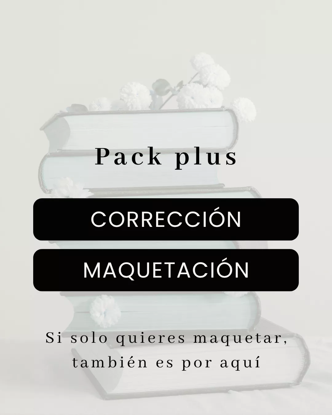 correcion y maquetacion de libros